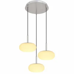 Suspension Globo MATTY LED Nickel mat, 1 lumière