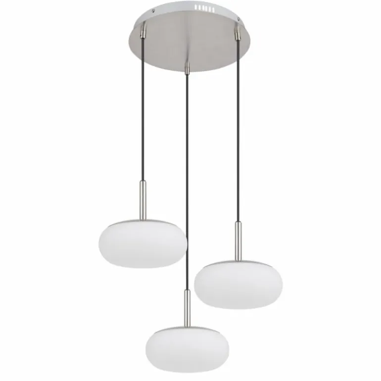 Suspension Globo MATTY LED Nickel mat, 1 lumière