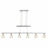 Suspension Globo OLLI LED Nickel mat, 6 lumières