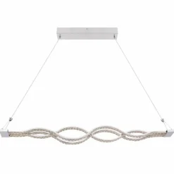 Suspension Globo PILLA LED Chrome, 1 lumière, Télécommandes