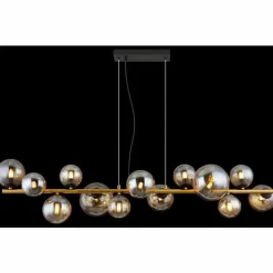 Suspension Globo RIHA LED Noir, 13 lumières