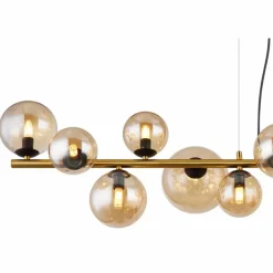 Suspension Globo RIHA LED Noir, 13 lumières