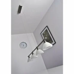Suspension Globo RUBEN Acier inoxydable, 4 lumières