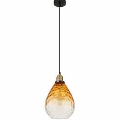 Suspension Globo SALVY Noir, 1 lumière