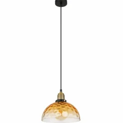 Suspension Globo SALVY Noir, 1 lumière