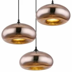 Suspension Globo SELLY Noir, 3 lumières