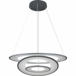 Suspension Globo TORRELLE LED Noir, 1 lumière, Télécommandes