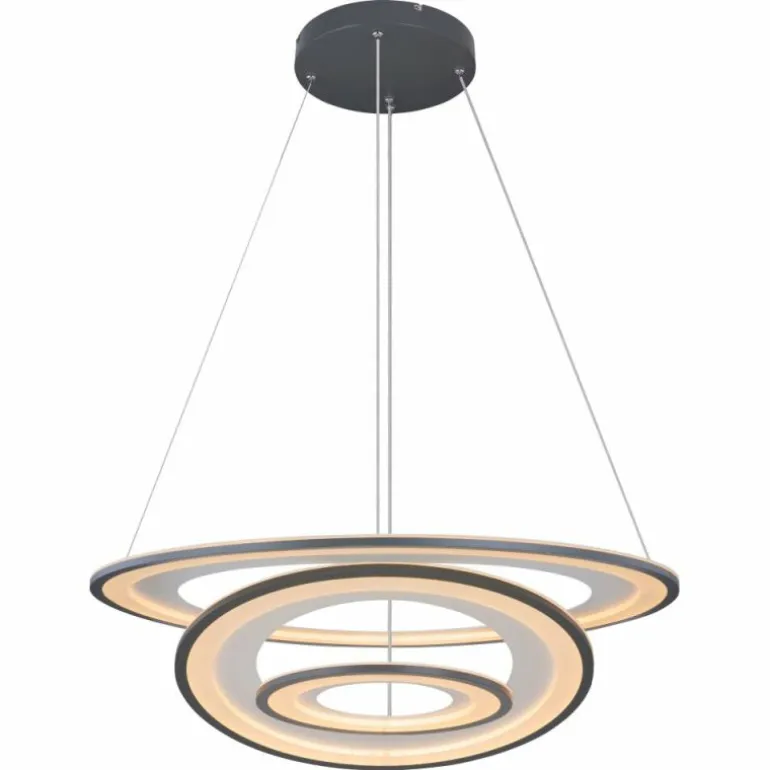 Suspension Globo TORRELLE LED Noir, 1 lumière, Télécommandes
