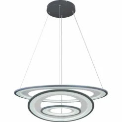 Suspension Globo TORRELLE LED Noir, 1 lumière, Télécommandes