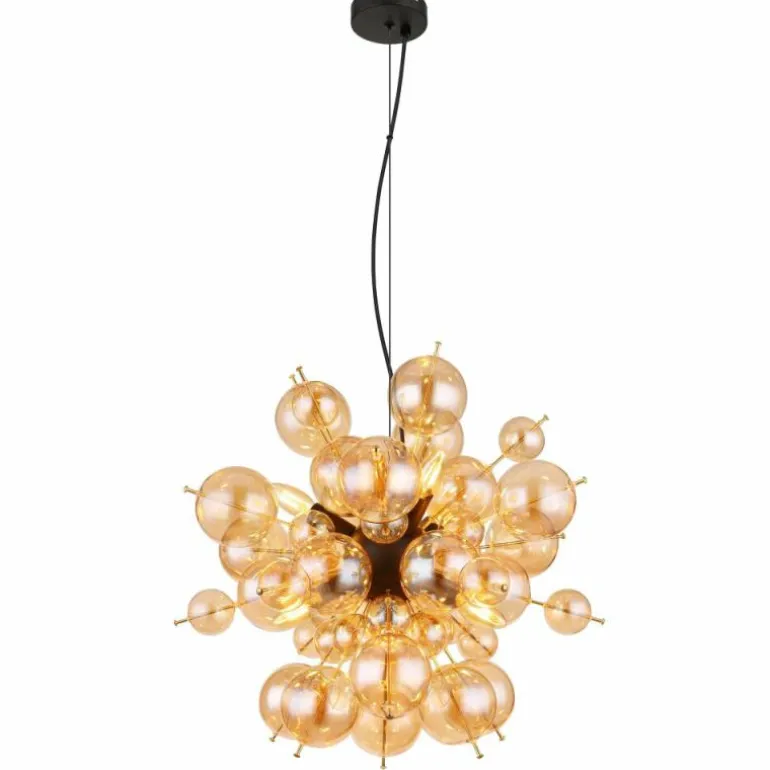 Suspension Globo UDO Noir, 6 lumières