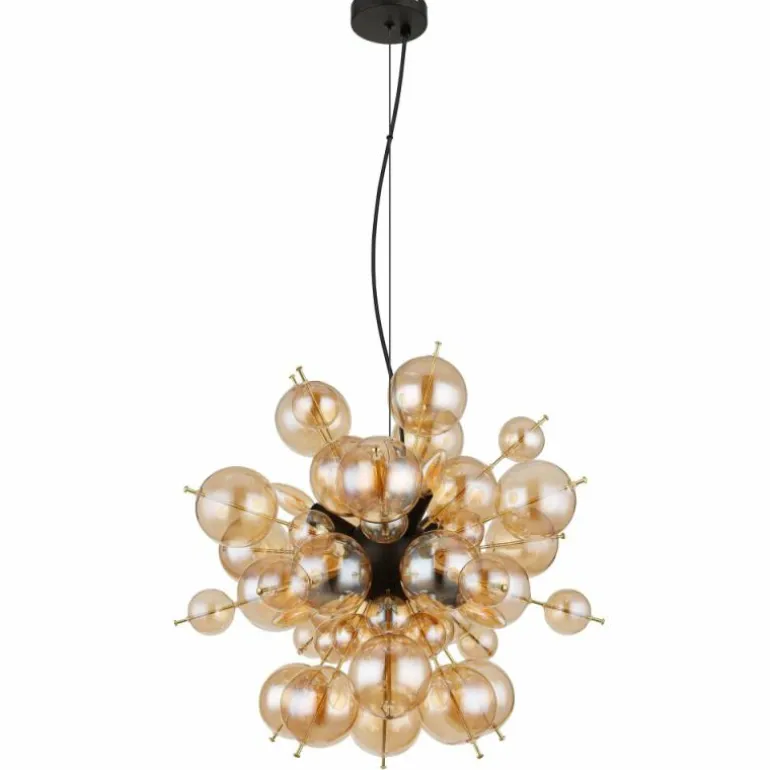 Suspension Globo UDO Noir, 6 lumières