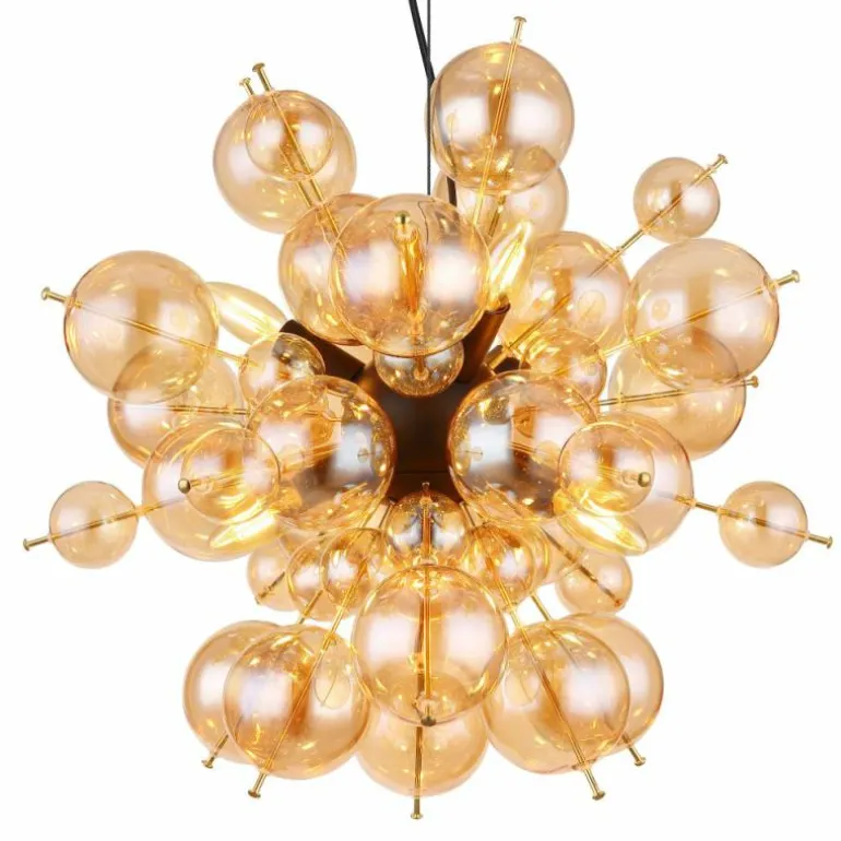Suspension Globo UDO Noir, 6 lumières