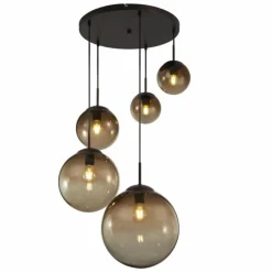 Suspension Globo VARUS Brun, 1 lumière