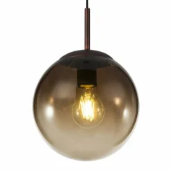 Suspension Globo VARUS Brun, 1 lumière
