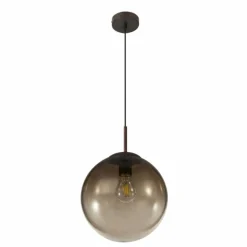 Suspension Globo VARUS Brun, 1 lumière