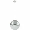 Suspension Globo VARUS Nickel mat, 1 lumière