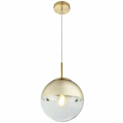 Suspension Globo VARUS Or, 1 lumière