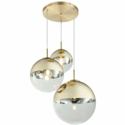 Suspension Globo VARUS Or, 3 lumières