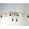 Suspension Holländer ALICE FIORIRE Or, 6 lumières