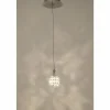 Suspension Holländer ECKIG Argenté, 1 lumière