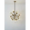 Suspension Holländer MOLTIPLICATORE Laiton, Noir, 18 lumières