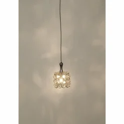 Suspension Holländer RUND Argenté, 1 lumière