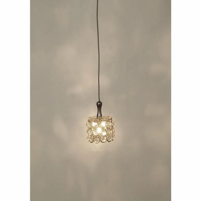 Suspension Holländer RUND Argenté, 1 lumière