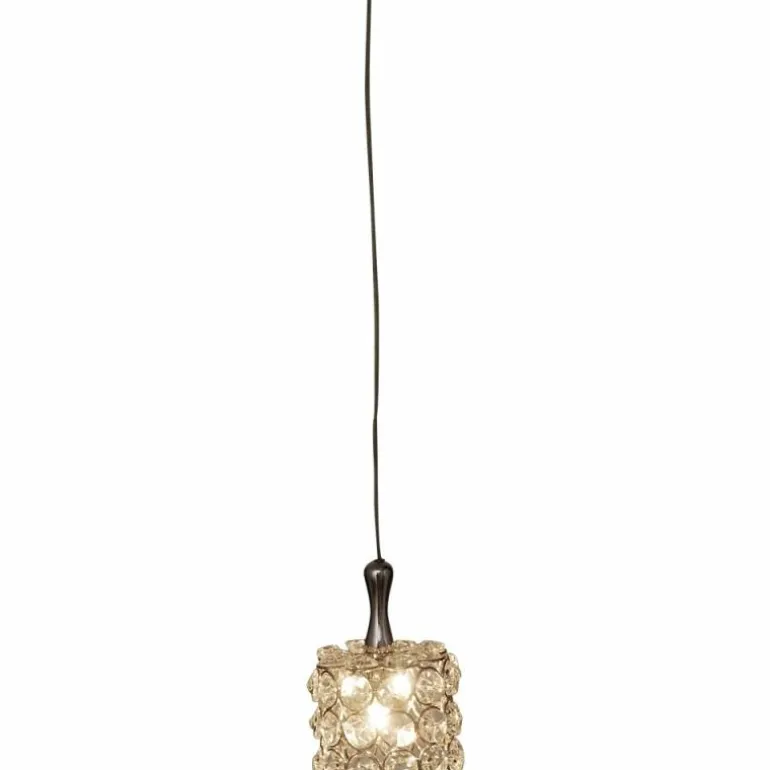 Suspension Holländer RUND Argenté, 1 lumière