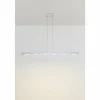 Suspension Holländer UNIVERSO LED Argenté, 6 lumières