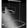 Suspension Honsel Lucy Chrome, 6 lumières