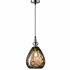 Suspension Honsel Uller Noir, 1 lumière