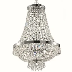 Suspension Ideal Lux CAESAR Chrome, 9 lumières