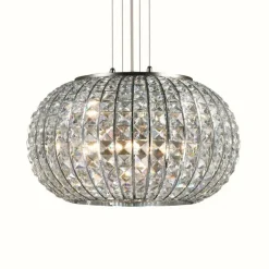 Suspension Ideal Lux CALYPSO Chrome, 5 lumières