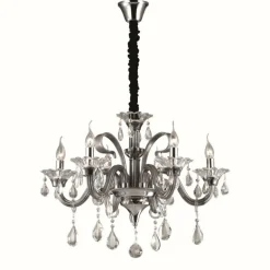 Suspension Ideal Lux COLOSSAL Chrome, 6 lumières
