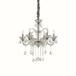 Suspension Ideal Lux COLOSSAL Chrome, 6 lumières