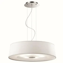 Suspension Ideal Lux HILTON Blanc, 6 lumières