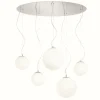 Suspension Ideal Lux MAPA Chrome, 5 lumières