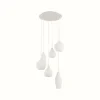 Suspension Ideal Lux SOFT Blanc, 6 lumières