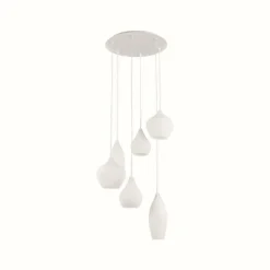 Suspension Ideal Lux SOFT Blanc, 6 lumières
