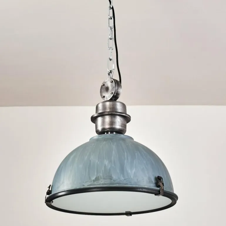 Suspension Ilvy Gris, Argenté, 1 lumière