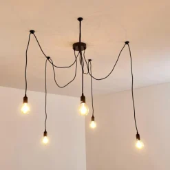 Suspension Imini Noir, 5 lumières