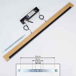 Suspension Inzino LED Noir, 1 lumière