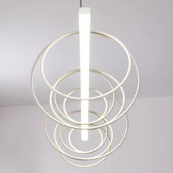 Suspension Jimma LED Blanc, 8 lumières