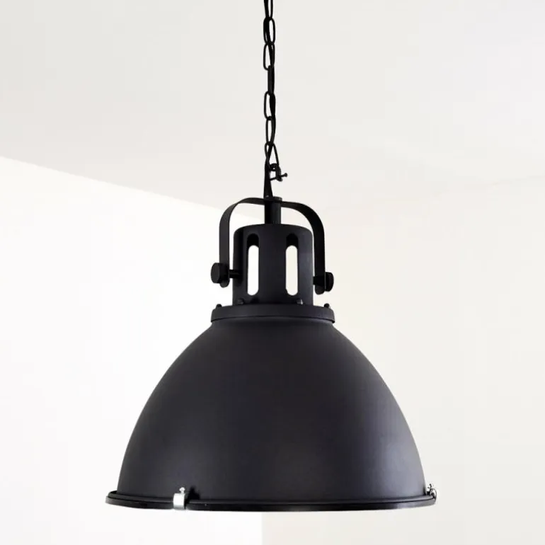 Suspension Jonsered Noir, 1 lumière