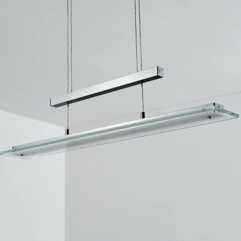 Suspension Junsele LED Nickel mat, 3 lumières