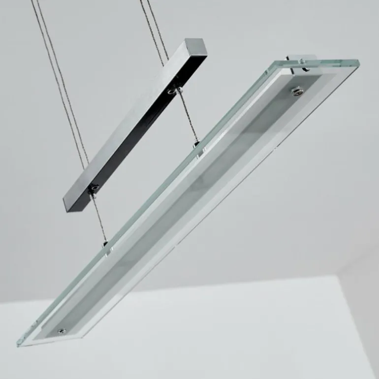 Suspension Junsele LED Nickel mat, 3 lumières