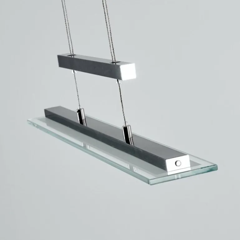 Suspension Junsele LED Nickel mat, 3 lumières