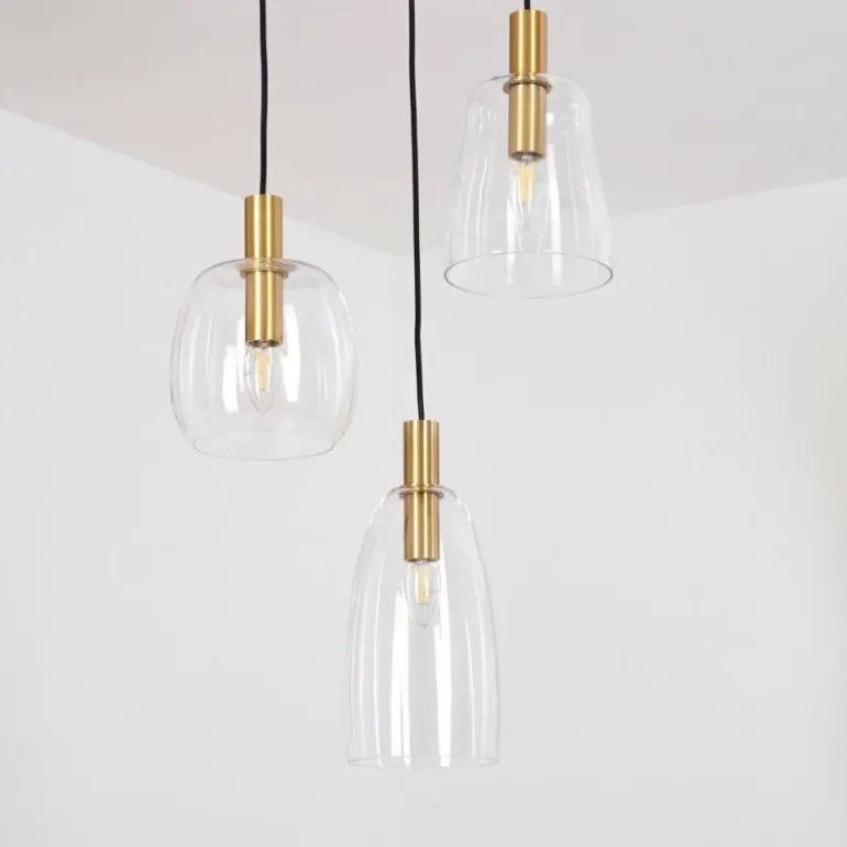 Suspension Kenong Laiton, 3 lumières