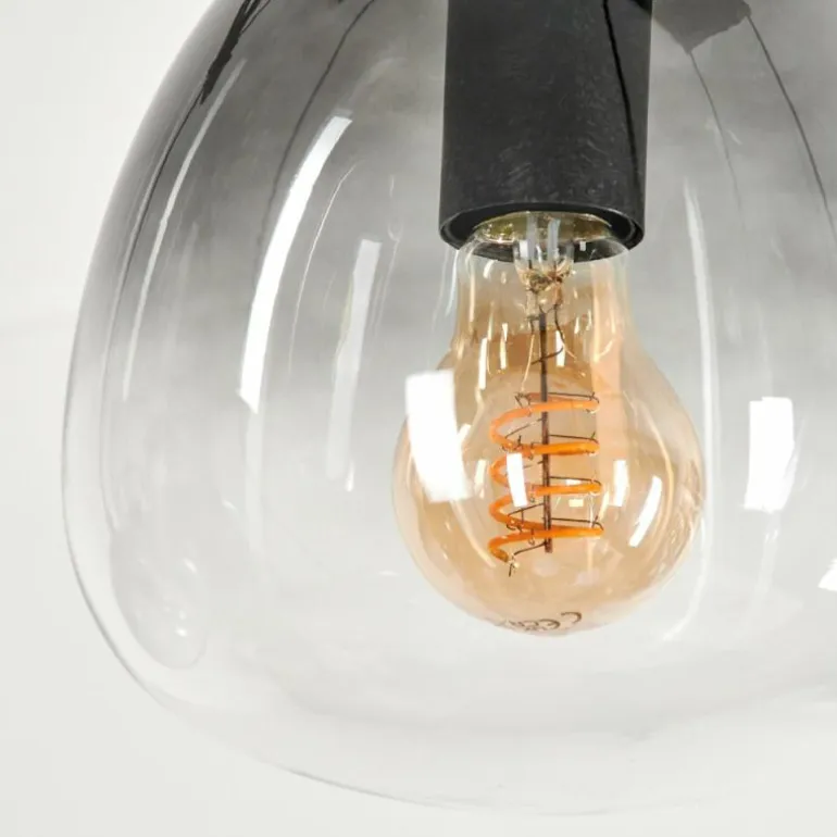Suspension Kissaboui Noir, 6 lumières