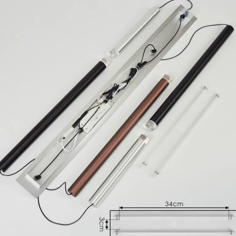 Suspension Krachang LED Aluminium, 1 lumière